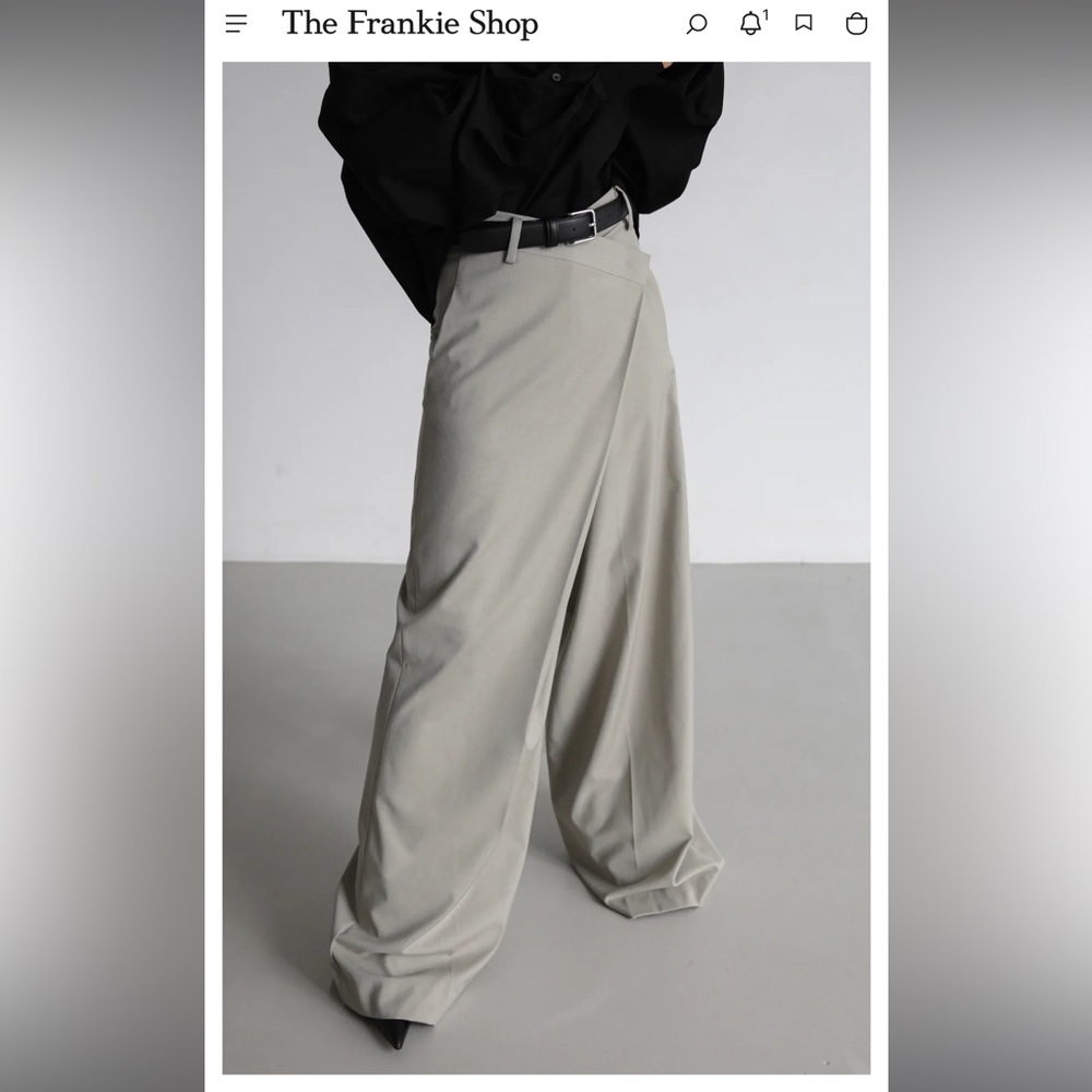 FRANKIE SHOP MARJORIE ASSYMETRICAL TROUSERS brand new with tags